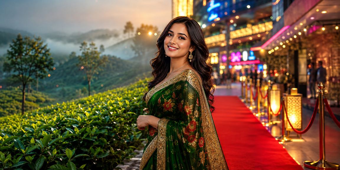 সিলেটের চা বাগান পরিবেশে অনলাইন বেটিং পোর্টাল ব্রাউজ করছেন একজন ব্যবহারকারী